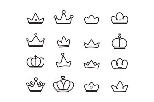 crown drawings