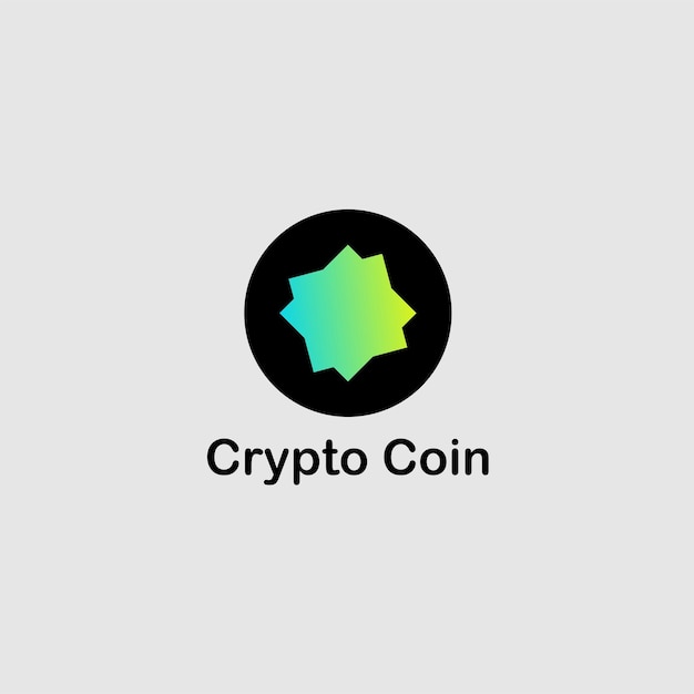 Free Vector crypto coin bitcoin logo new design