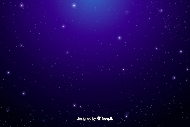 Crystal-clear sky with stars background