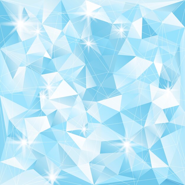 Crystal textured background illustration