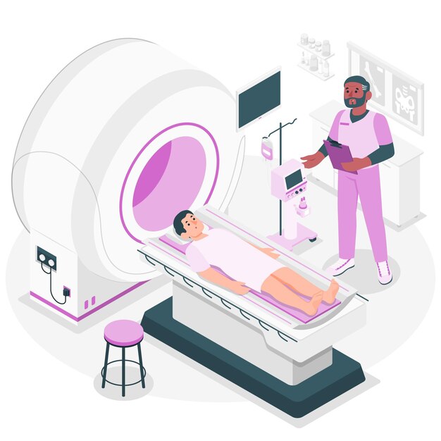 Ct scan concept illustration