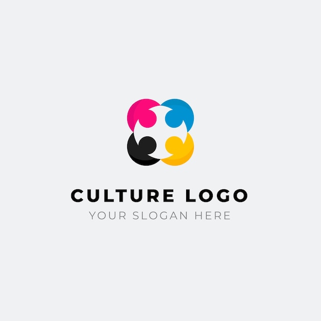 Free vector culture logo design template