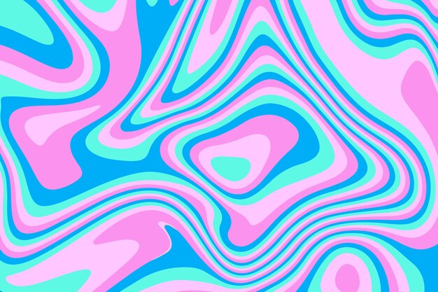 Curvy groovy style background