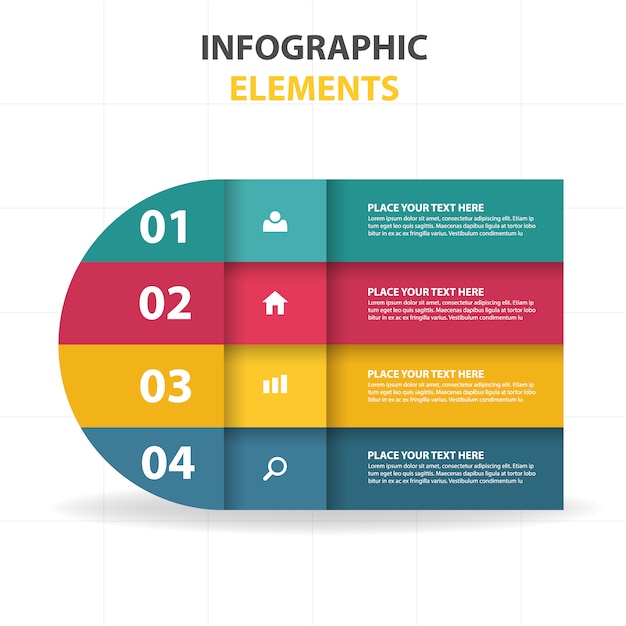 Curvy infographic business template