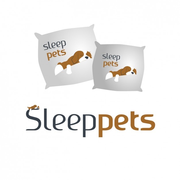 Cushions with sleep dogs