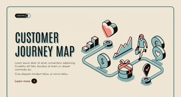 Customer journey map banner