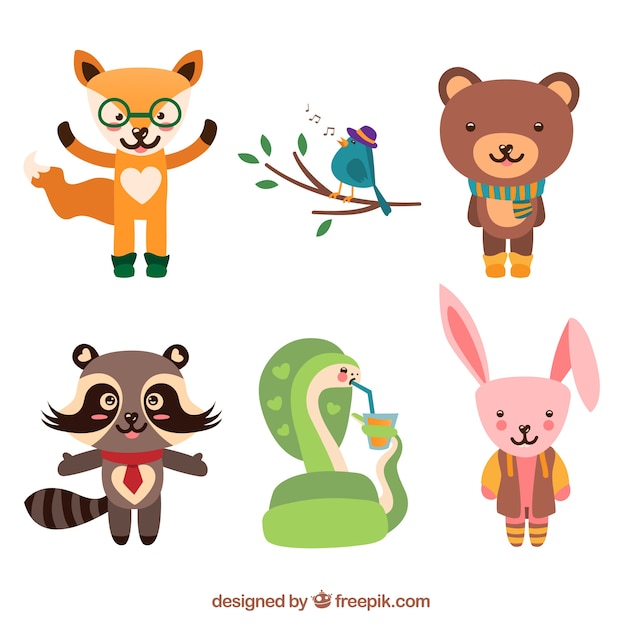 Cute animals collection