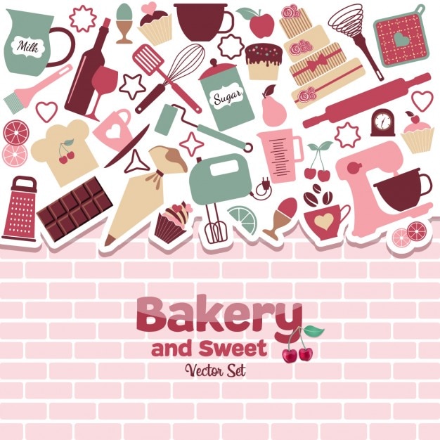 Cute background about the bakery