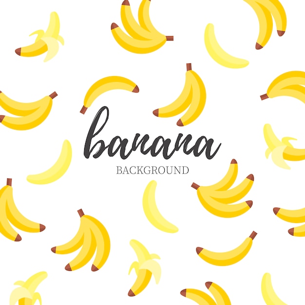 Cute Banana Background