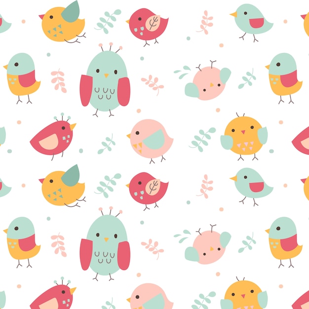 Cute bird pattern