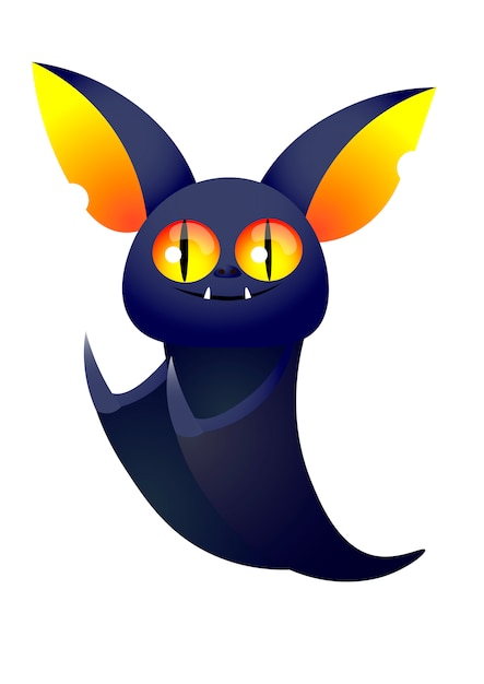 Cute cartoon bat