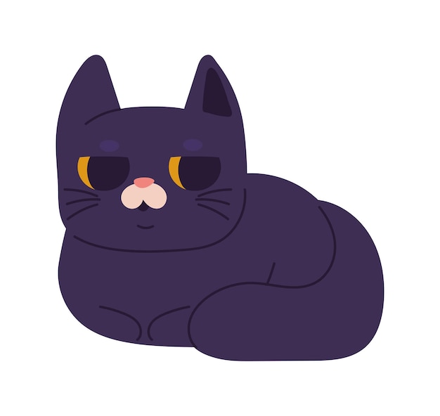 Free Vector cute cat animal icon isolated