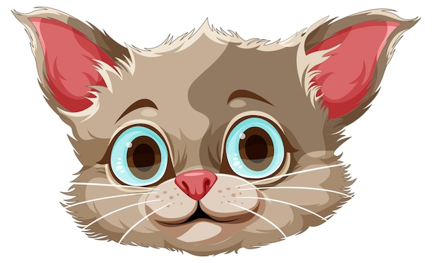 Cute cat cartoon character