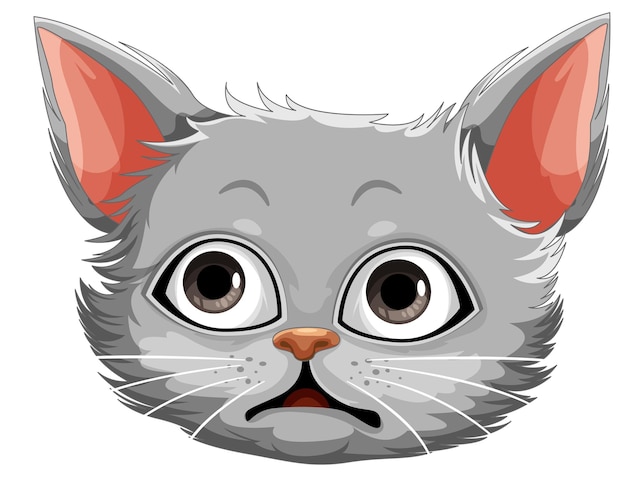 Free Vector cute cat cartoon character