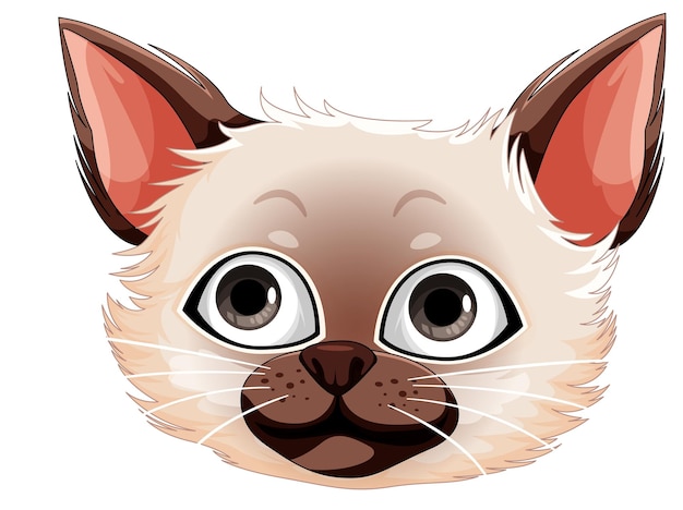 Cute cat cartoon character