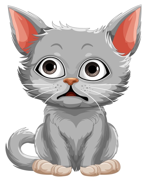 Free Vector cute cat cartoon character