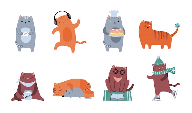 Cute cats  icon kit