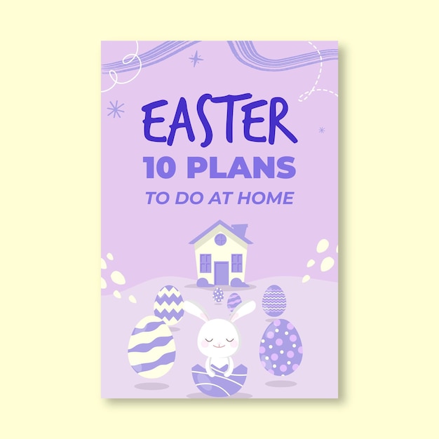 Cute child-like easter blog graphic