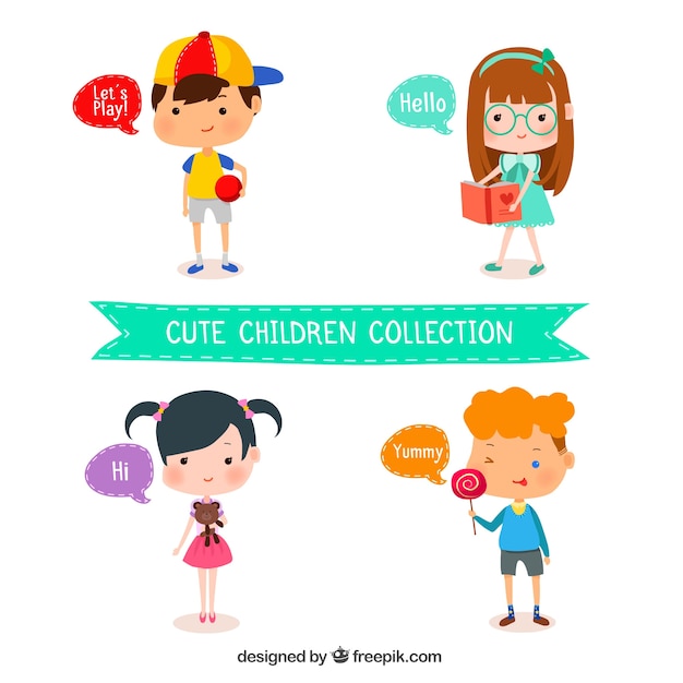 Cute children collection