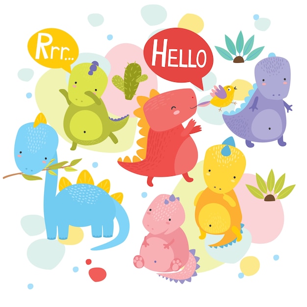 cute dinosaurs