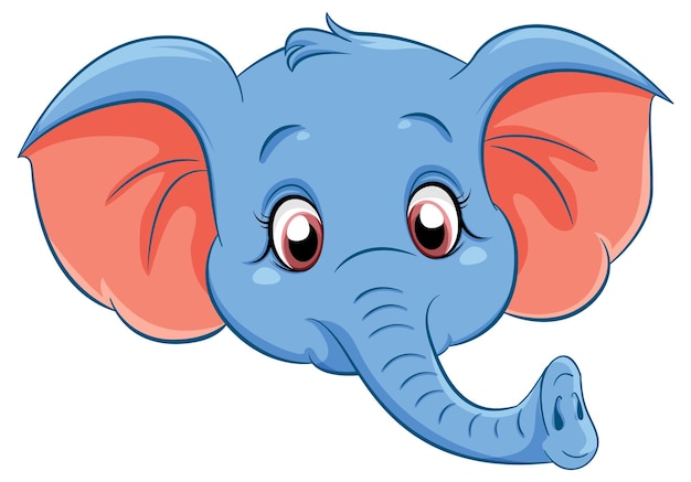 Cute Elephant Cartoon Character