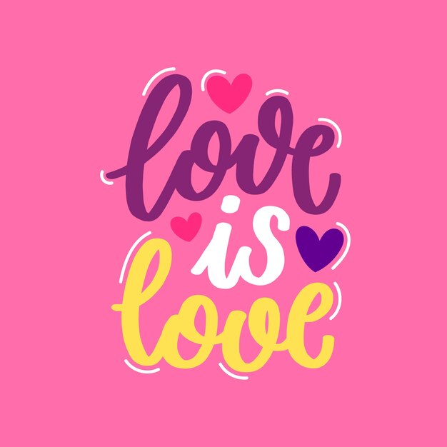 Cute happy valentine's day lettering