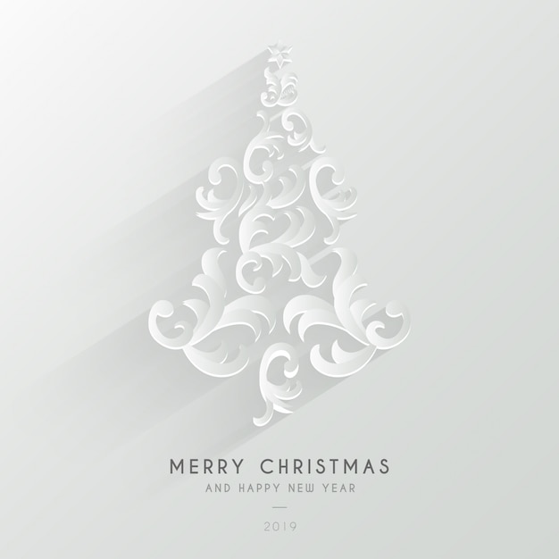 Free vector cute merry christmas background with ornaments