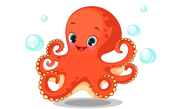 Cute octopus cartoon