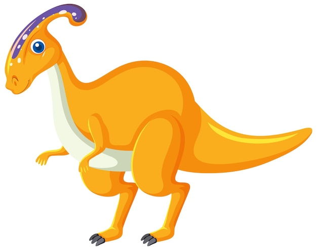 Cute Parasaurolophus Dinosaur Cartoon