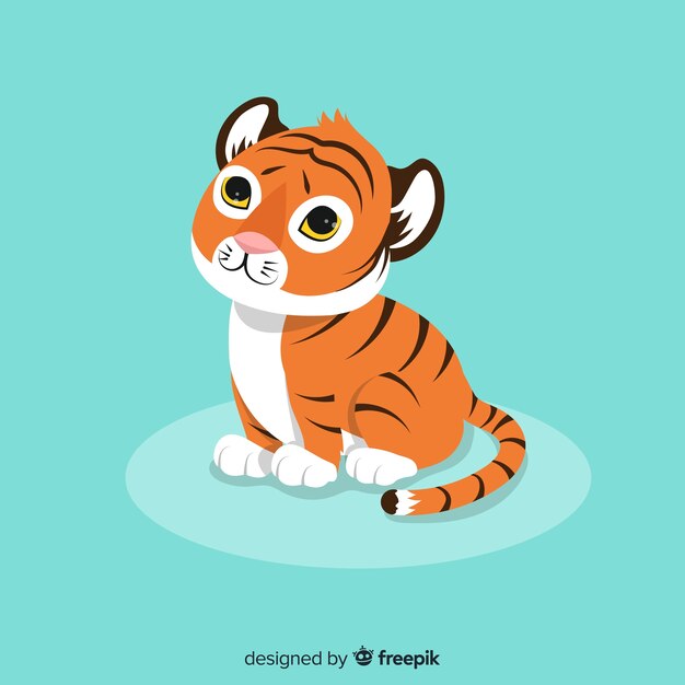 Cute tiger