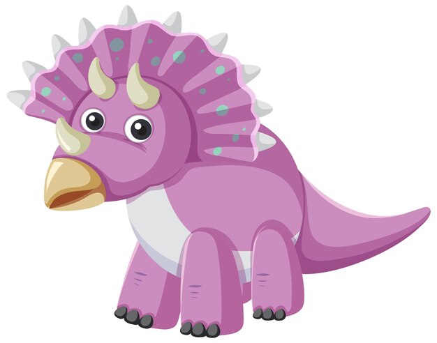 Cute Triceratop Dinosaur Cartoon