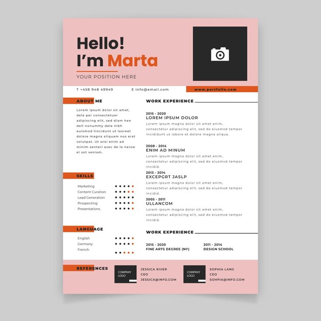 Cv template