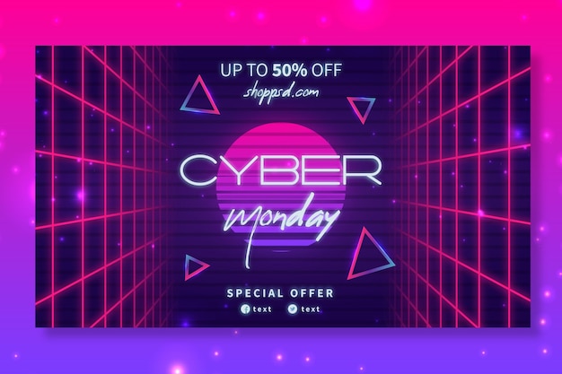 Cyber monday banner