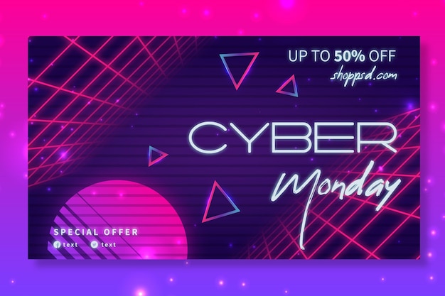 Cyber monday banner