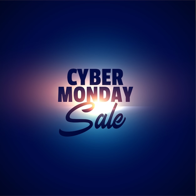 Cyber monday sale modern background for online shopping