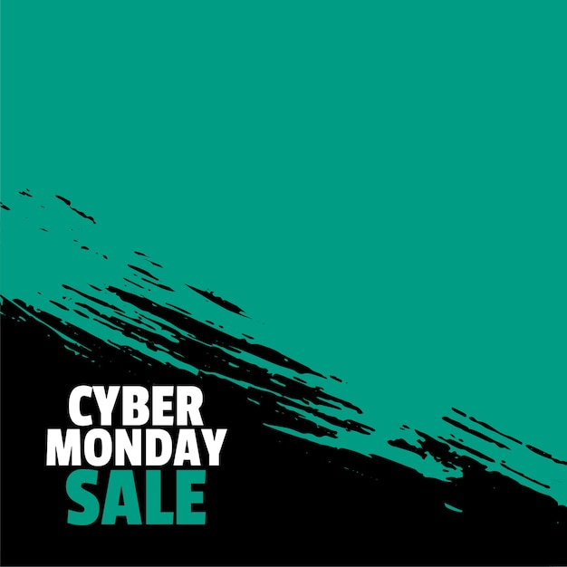 Cyber monday sale stylish background for online shopping