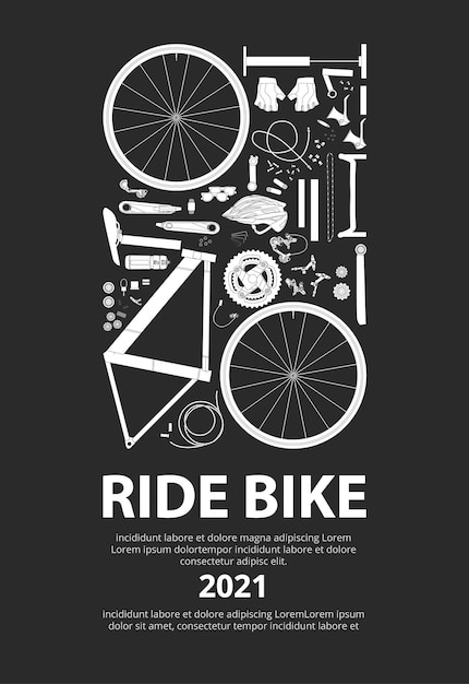 Cycling Poster Illustration