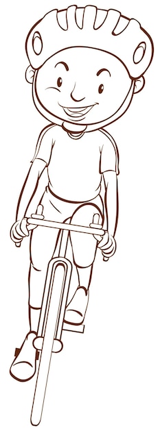 A cyclist