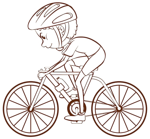 Free Vector cyclist