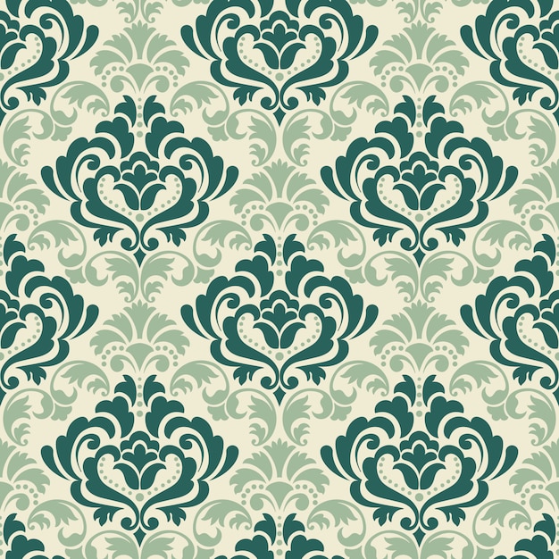 damask seamless pattern background. Classical luxury old fashioned damask ornament