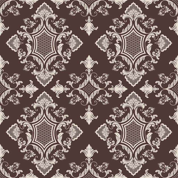 damask seamless pattern background