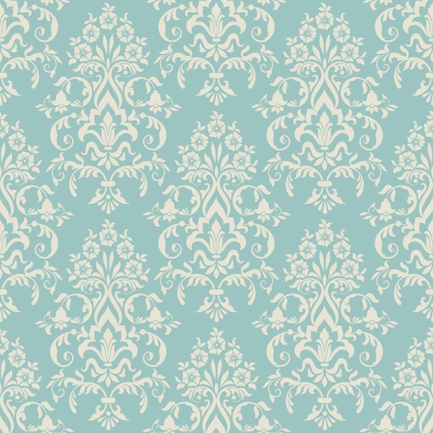 damask seamless pattern background