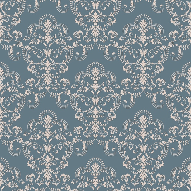 damask seamless pattern background