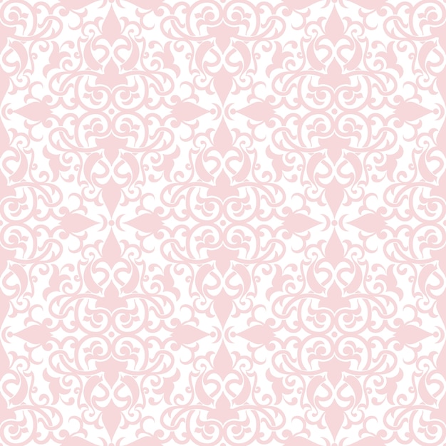 Free Vector damask seamless pattern background