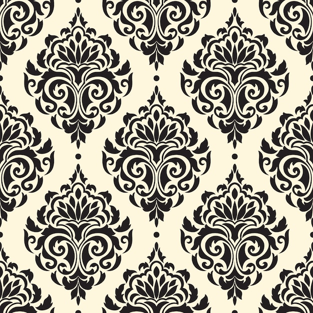 damask seamless pattern background