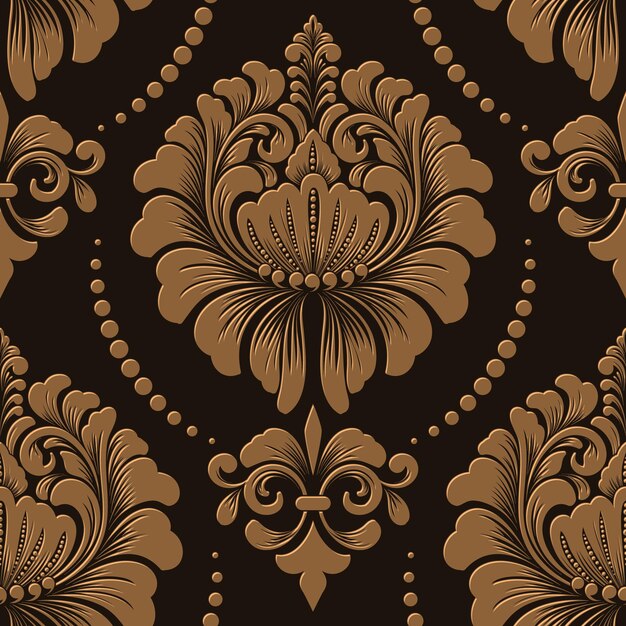 damask seamless pattern element