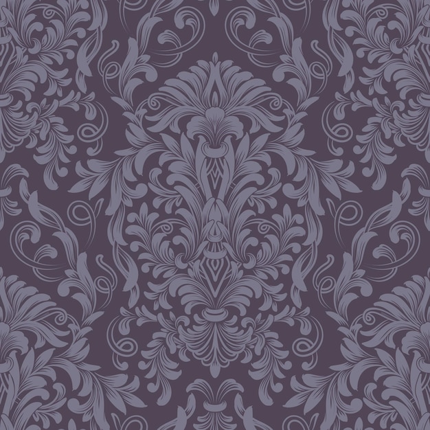 Damask seamless pattern element