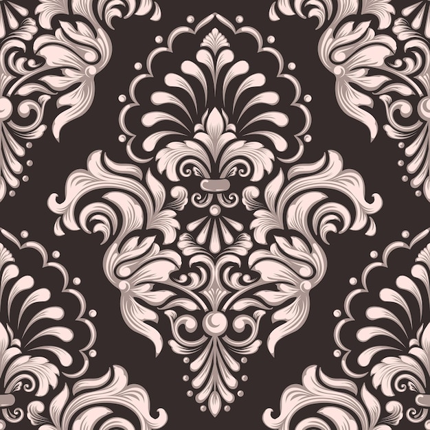 damask seamless pattern element