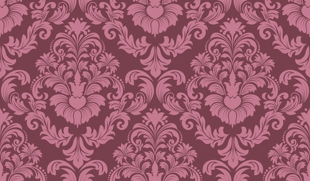 Damask seamless pattern