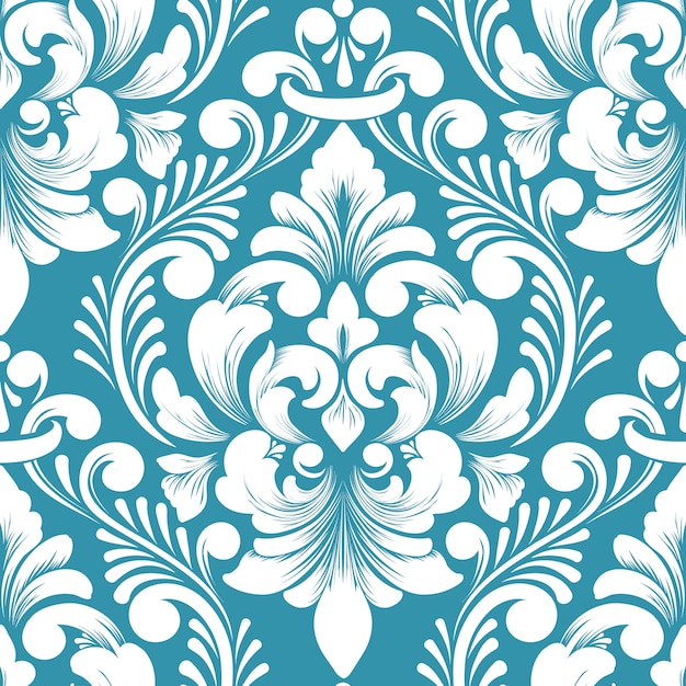 Damask seamless pattern